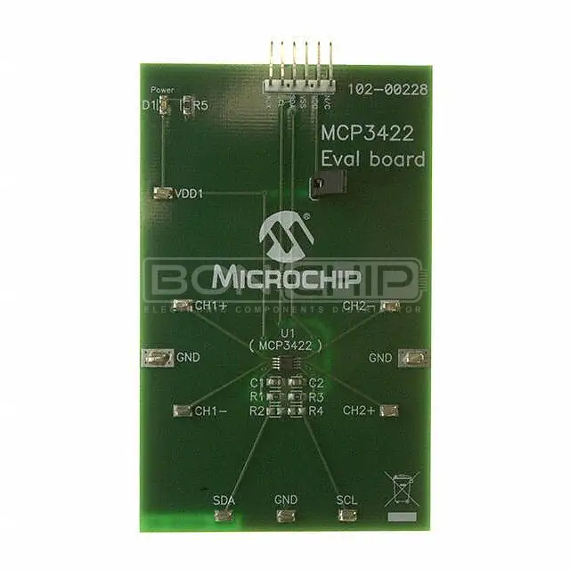 MCP3422EV