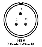 MS3106E16S-5PZF187