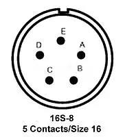 MS3106E16S-8PX