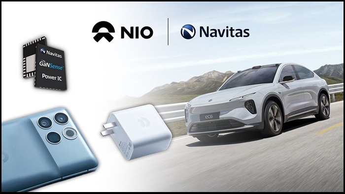 Navitas' GaN ICs Power NIO Phone with Fast Charging and Seamless EV Interaction