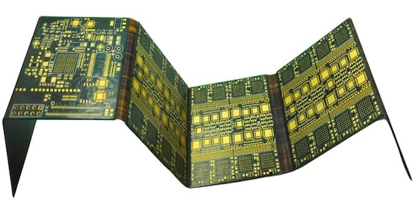 Example of a rigid-flex PCB